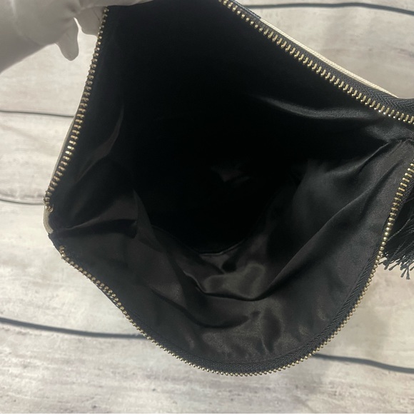 SUMMER & ROSE CANVAS FOLD OVER CLUTCH NWOT - Picture 7 of 8